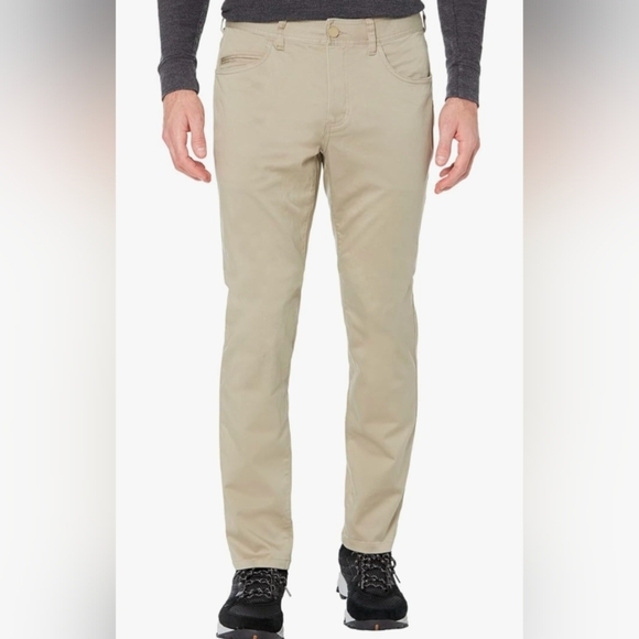 Rhone Everyday Twill 5-Pocket Pants Size 38x30 in Khaki Tan